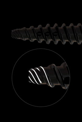 6 cutting edges screw tip