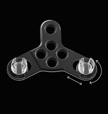 Adjustable occipital plate